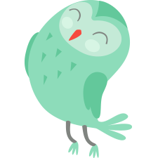green owl flipped